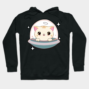 Cat in UFO Hoodie